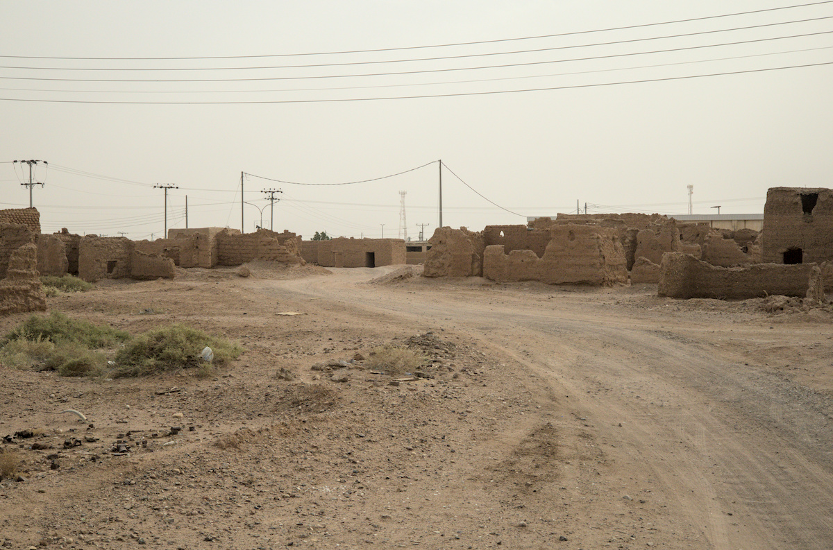 Ruins of old buildings