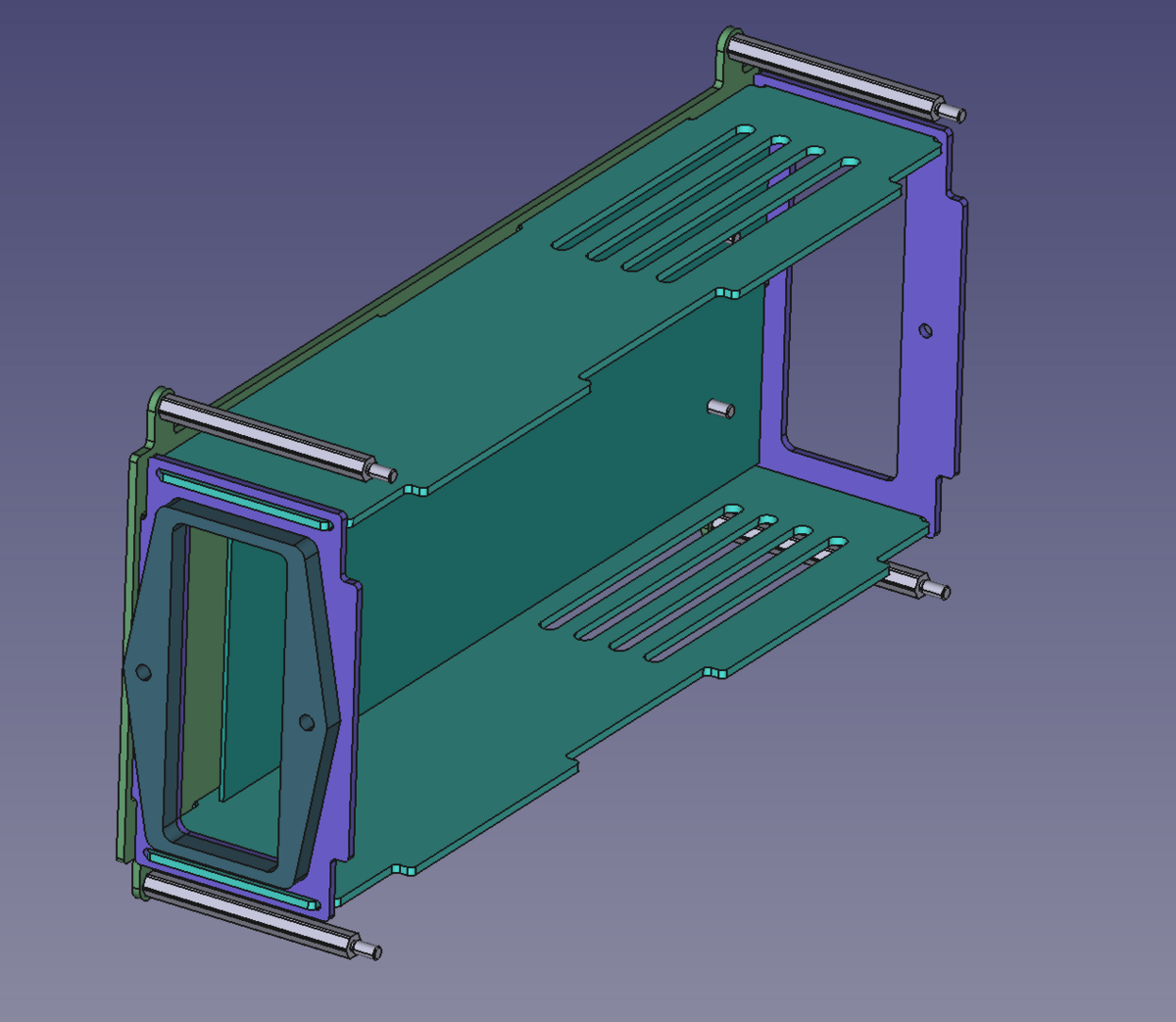 PSU CAD with top hidden