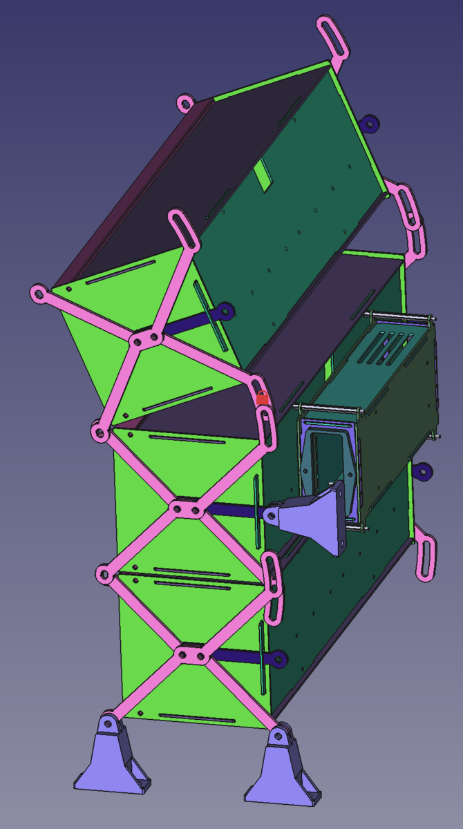 Full assembly with PSU attached