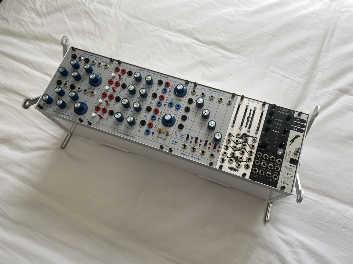 Single row test fit with modules